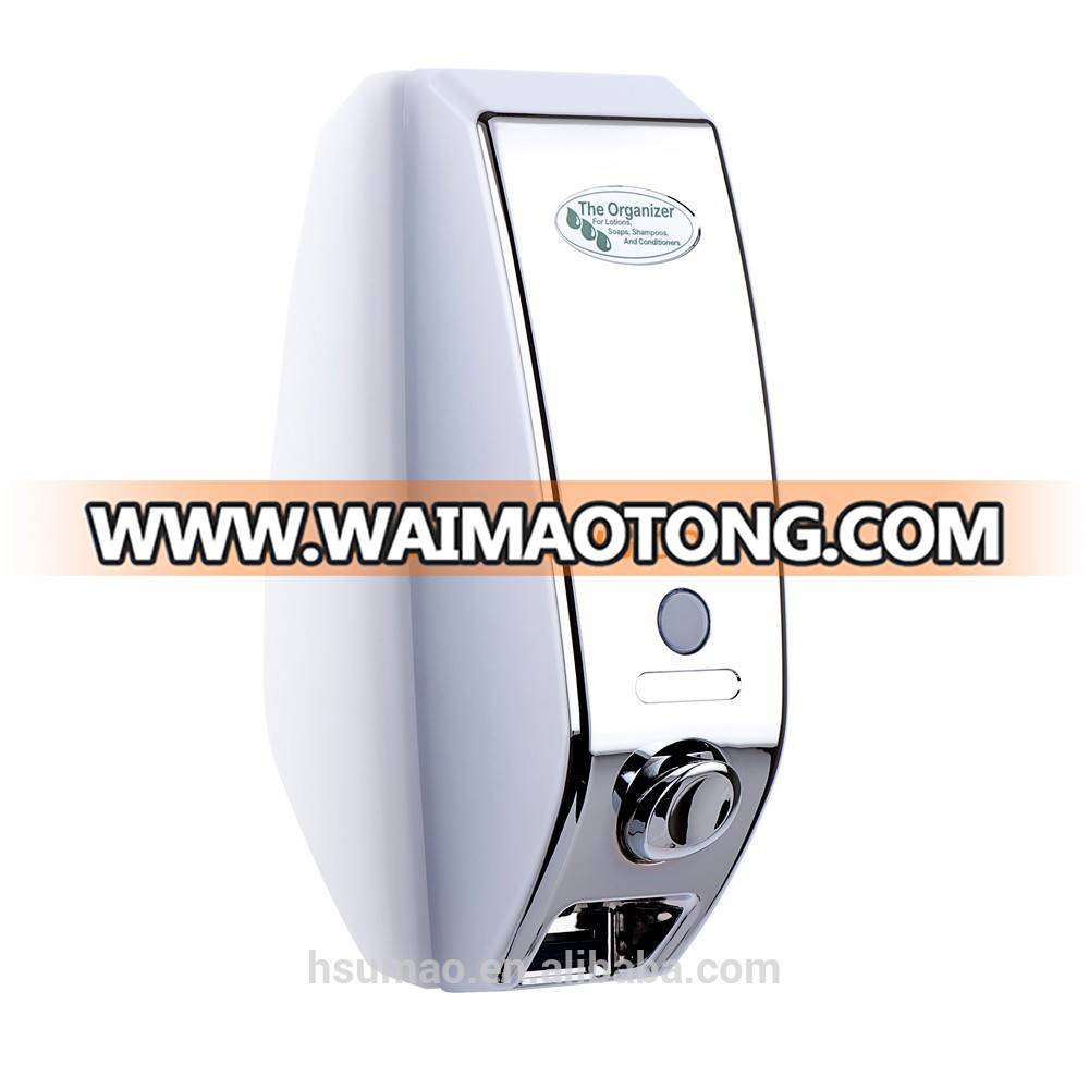 Wall mount hand soap dispenser for hotel housekeeping